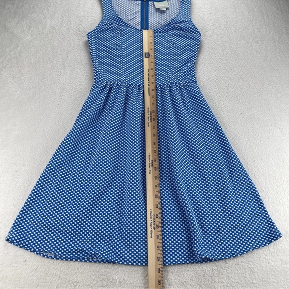 Maeve Anthropologie Caldera Sundress Blue White Fit Flare Sleeveless Women XS - Picture 10 of 12